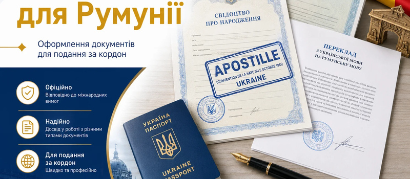 Апостиль для Румунії